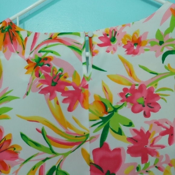 J. Crew Floral Short Sleeve Blouse - Picture 5 of 7